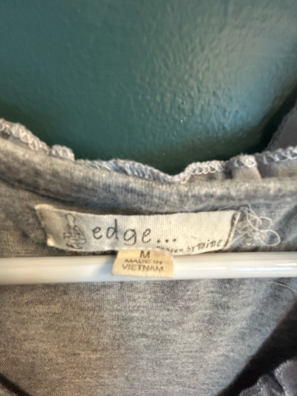 Gray Ruffle-Trim Sleeveless Top - Picture 4 of 4